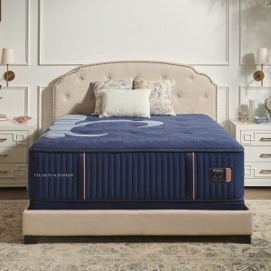 Comfortable mattress displayed in a showroom