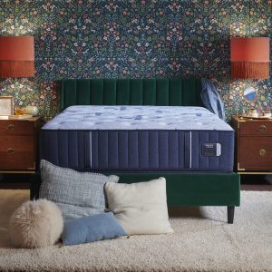 Comfortable mattress displayed at KC Mattress City store