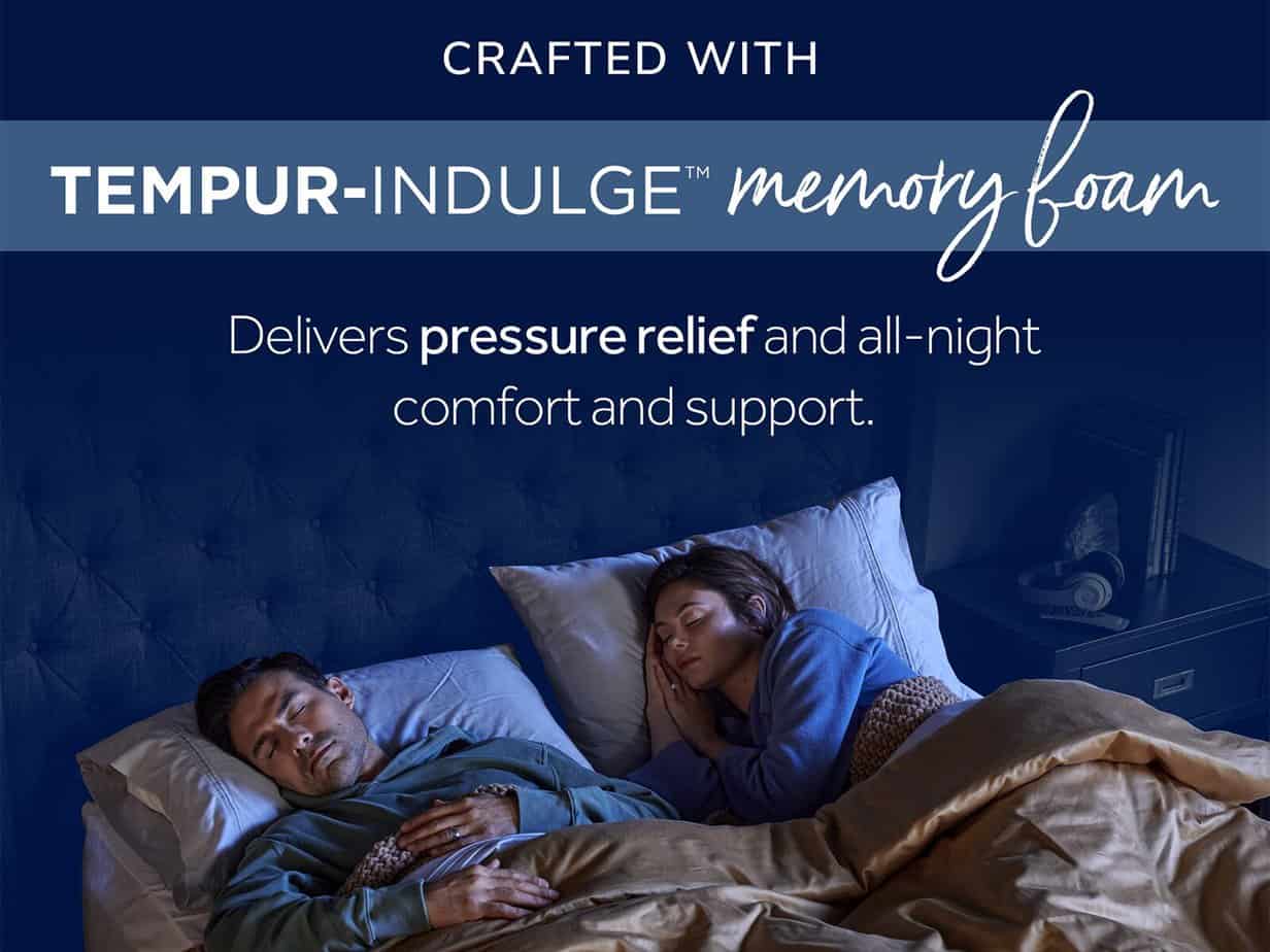 Comfortable mattress in a serene bedroom setting