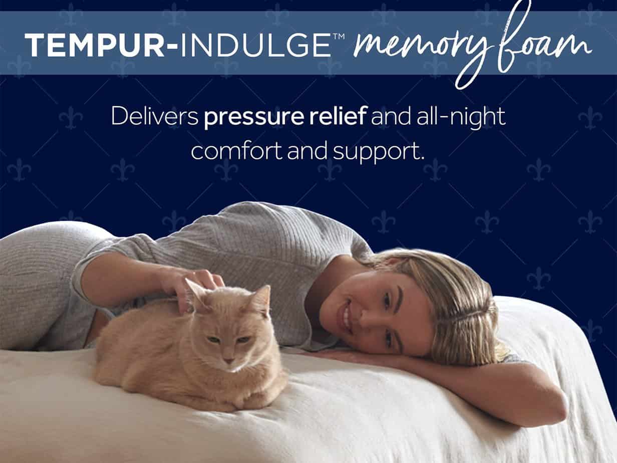 Comfortable mattress displayed at KC Mattress City